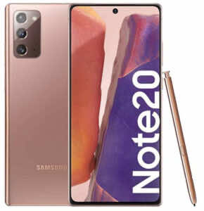 Điện thoại samsung galaxy Note 20 hiện đại