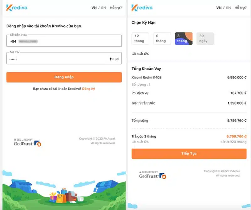 Bước 4 Mua ngay - Trả sau với Kredivo