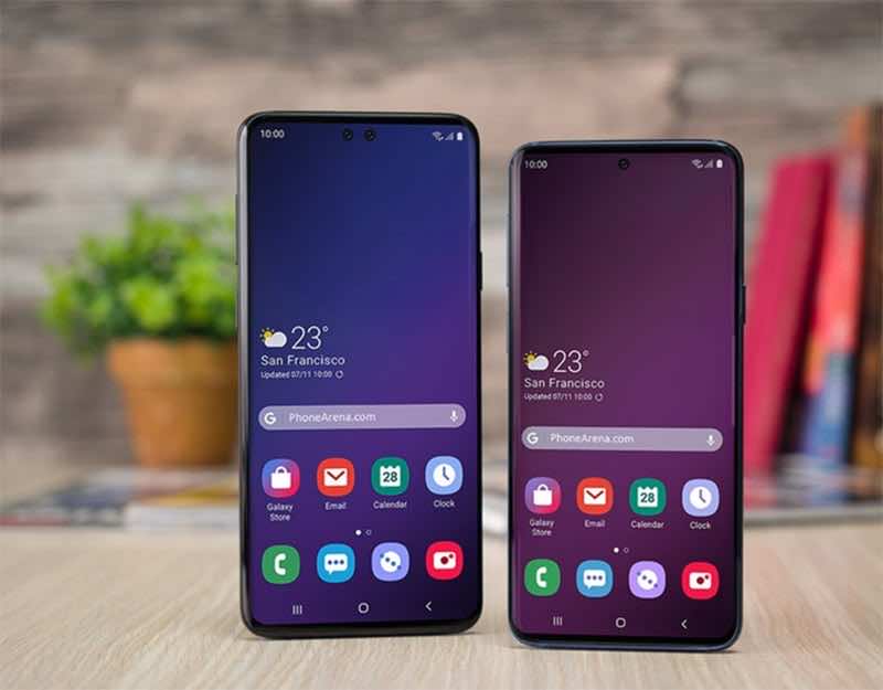 So sánh GALAXY S10 PLUS và Galaxy S10 5G về màn hình