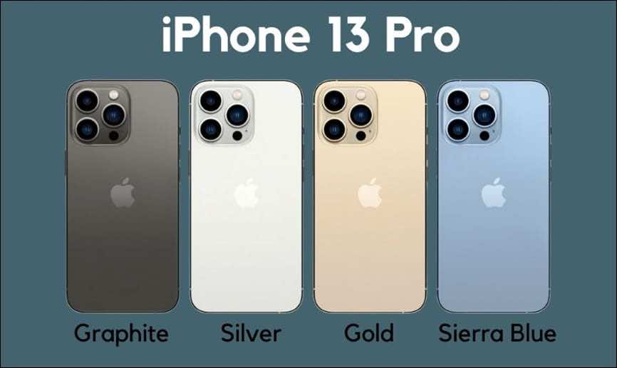 So sánh iPhone 13 Pro và 12 Pro về màu sắc