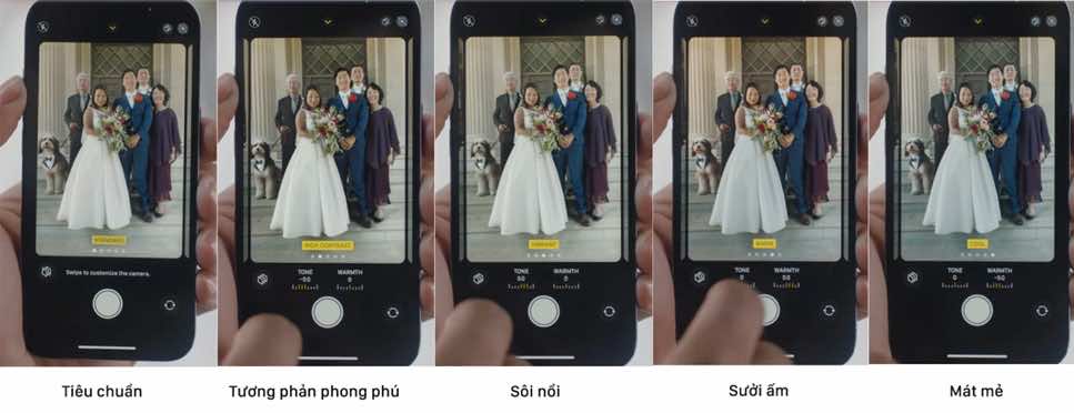 Dùng chế độ Photographic Styles