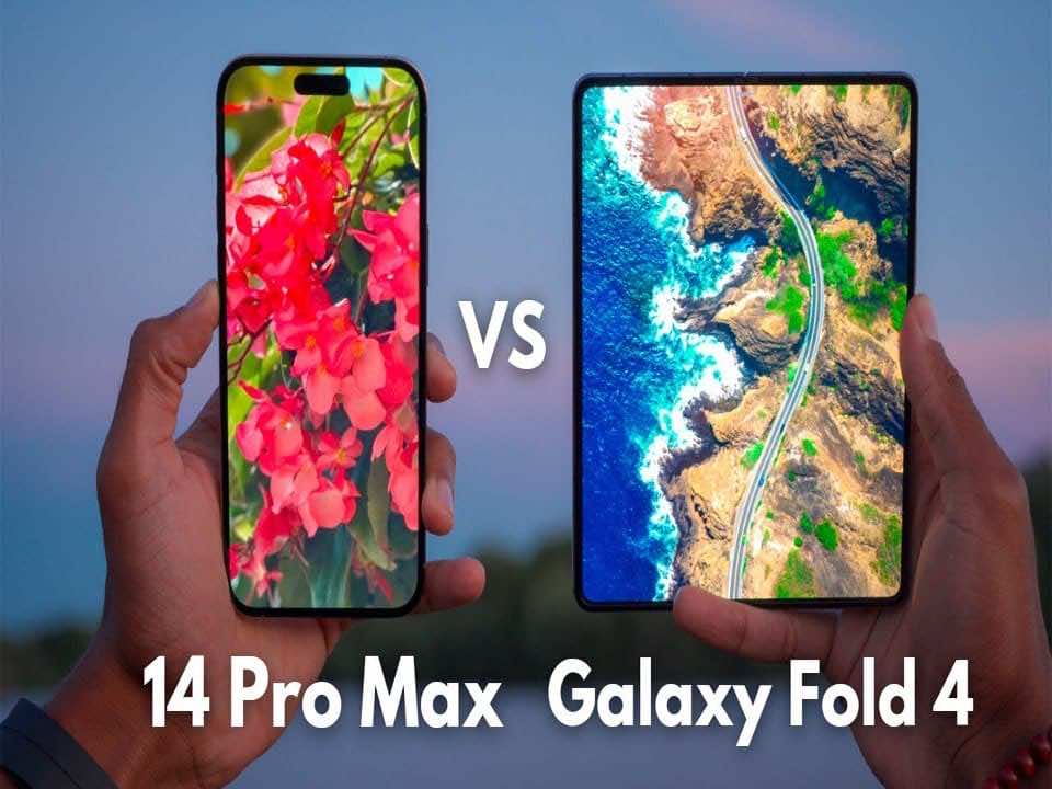 So sánh iPhone 14 Pro Max với Galaxy Z Fold 4