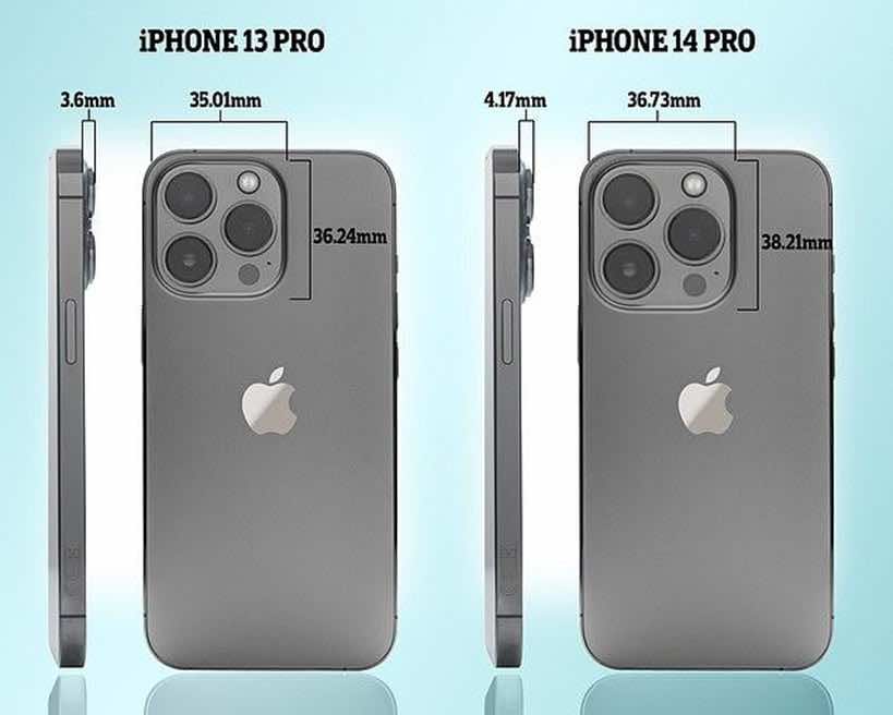 So sánh iPhone 14 Pro Và 13 Pro về thiết kế