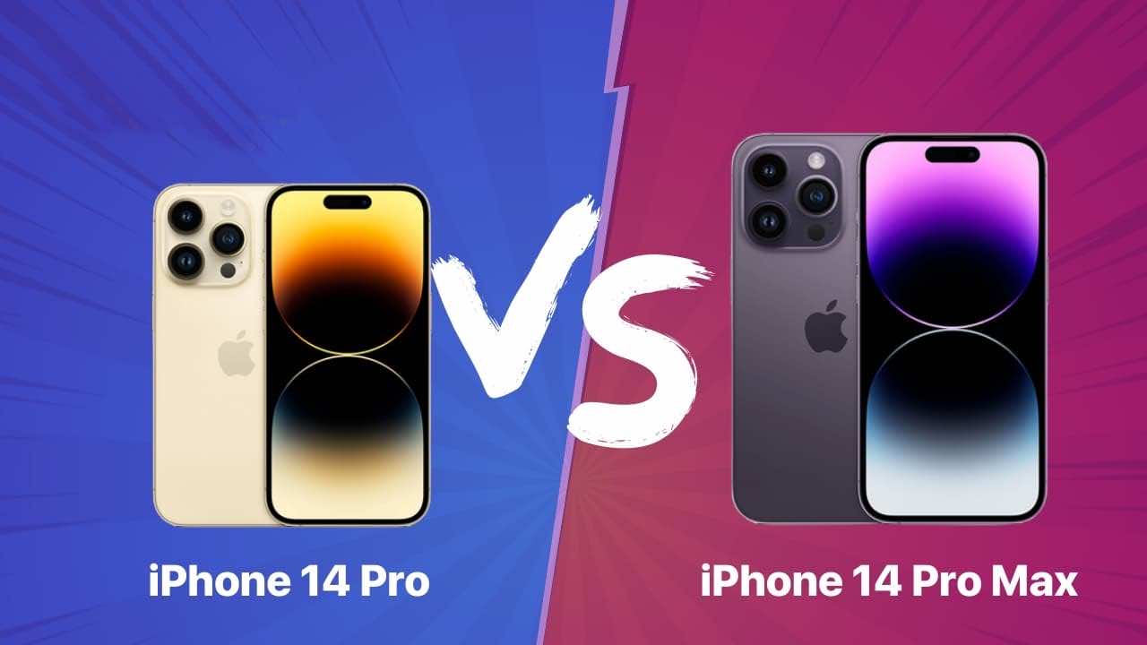 So sánh iPhone 14 Pro và 14 Pro Max về thiết kế