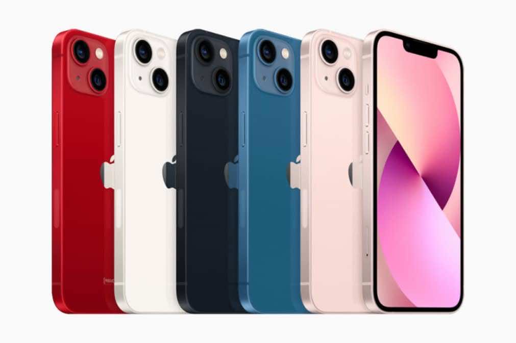 So sánh iPhone 13 và 13 mini về màu sắc