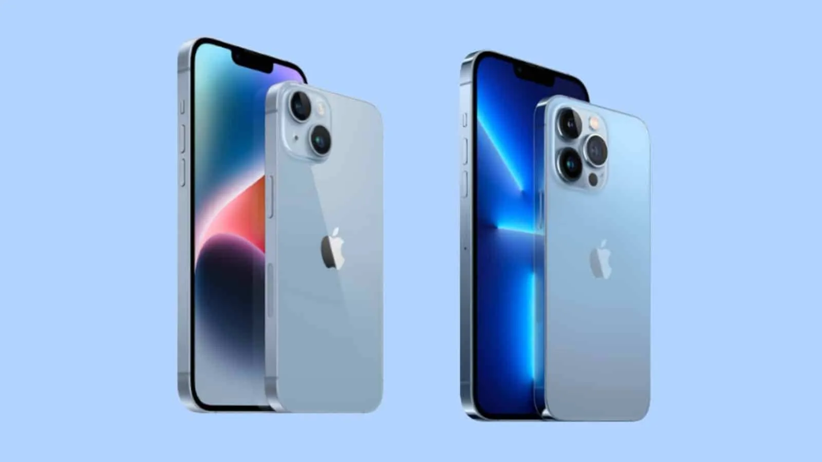 So sánh iPhone 13 và 13 Pro Max về thiết kế