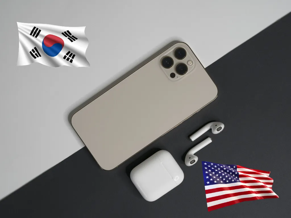 So sánh iPhone Hàn Quốc và Mỹ