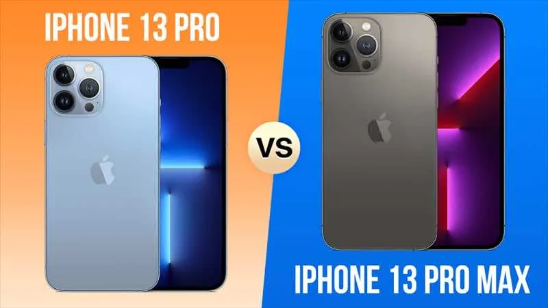 So sánh 13 Pro và  13 Pro Max