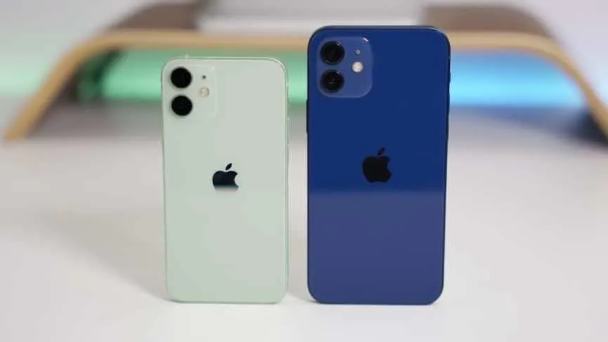 So sánh iPhone 12 và 12 Mini về thiết kế