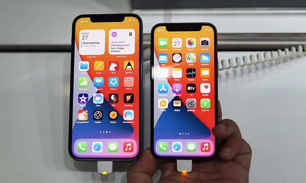 So sánh iPhone 12 và 12 Mini về màn hình