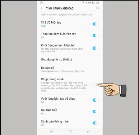 tính năng chụp ảnh thông minh