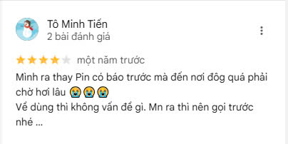 feedback tại Galaxy Di Động