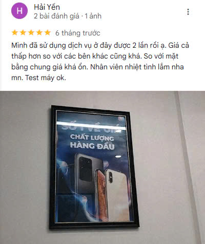 feedback tại Galaxy Di Động