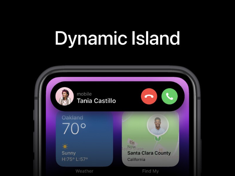Dynamic Island Nhận cuộc gọi đến