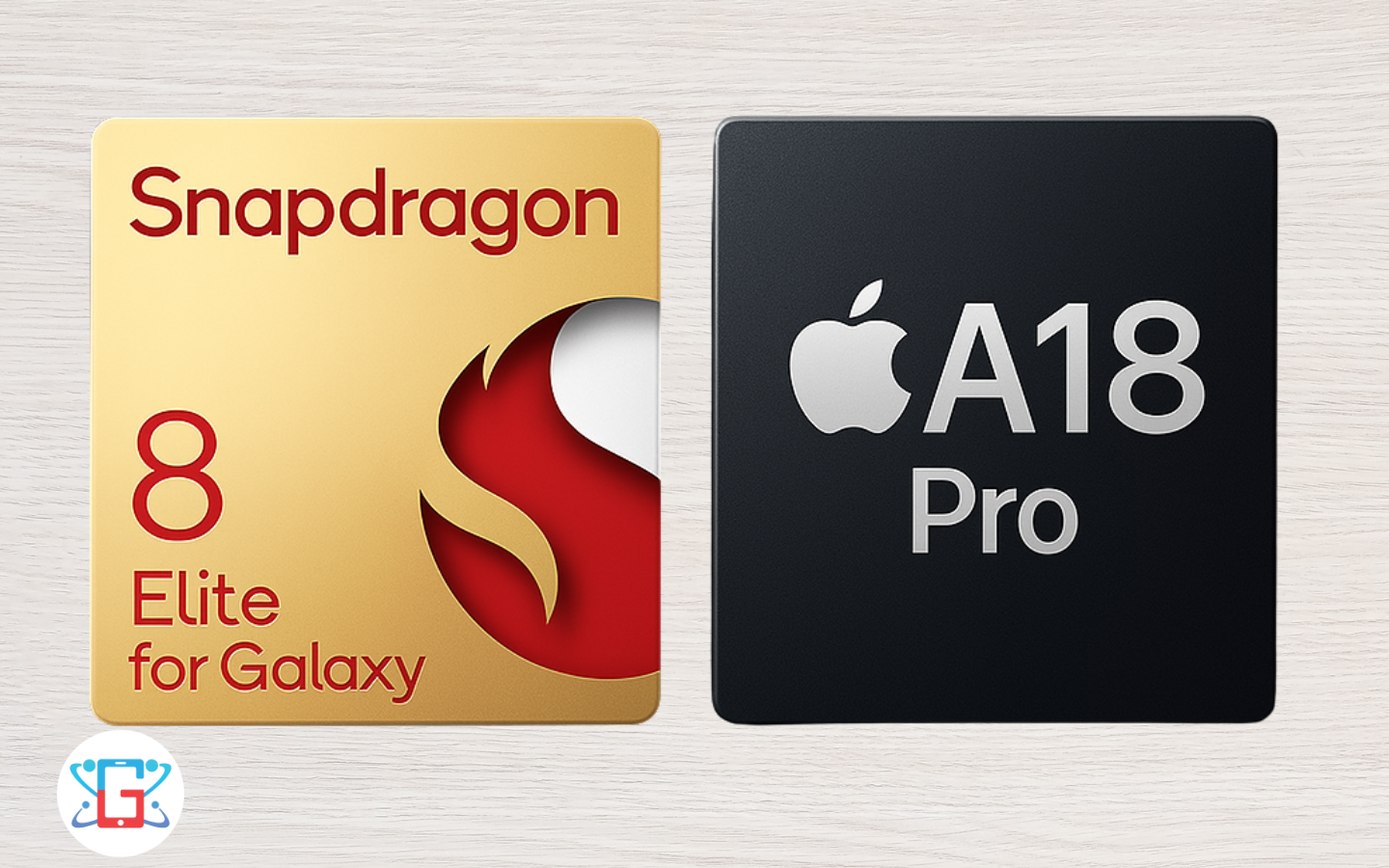 so sánh chip Snapdragon 8 Elite for Galaxy với A18 Pro