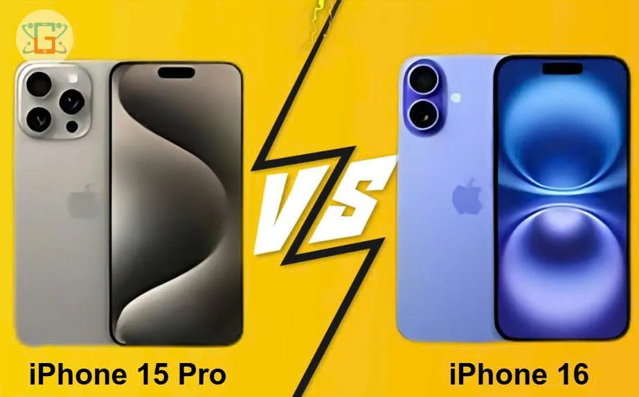 So sánh iPhone 16 thường và iPhone 15 Pro