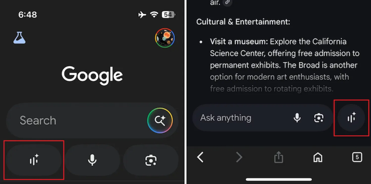 Google Search Live là gì? Tính năng tìm kiếm mới bằng giọng nói và camera bạn nên thử ngay 3