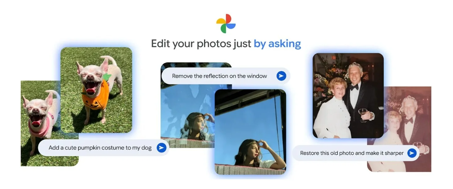 Tính năng AI chỉnh ảnh bằng lời nói - Nguồn ảnh: Phone Arena 
