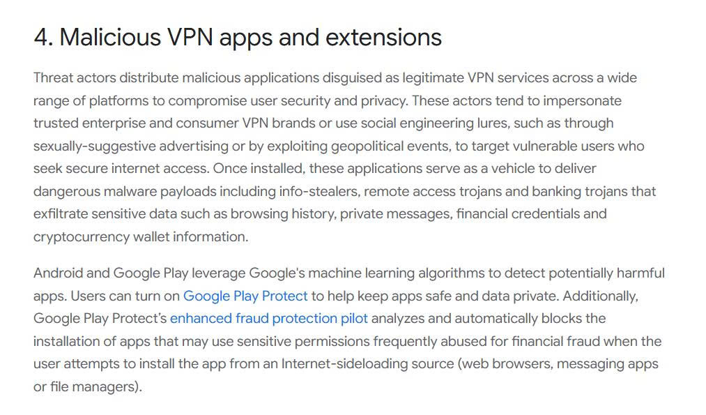 Dùng VPN có thể bị đánh cắp dữ liệu? Google lên tiếng cảnh báo