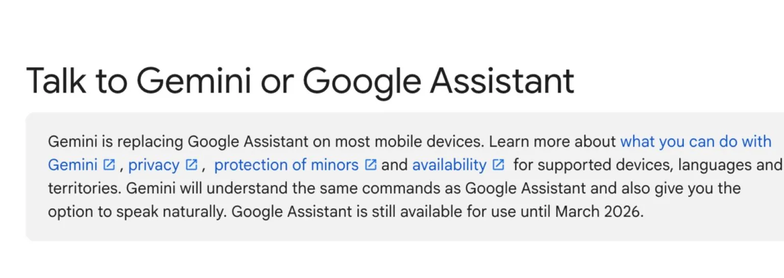 Google Assistant chính thức bị khai tử vào 2026