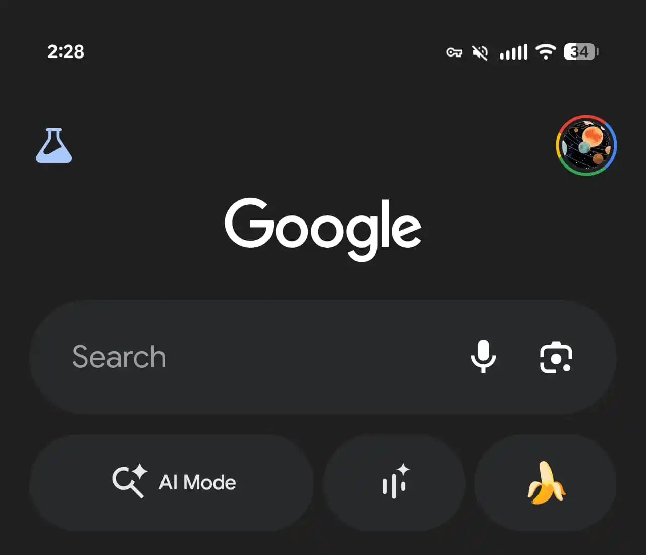 Google Nâng Cấp Gemini Live xuất hiện biểu tượng Nano Banana
